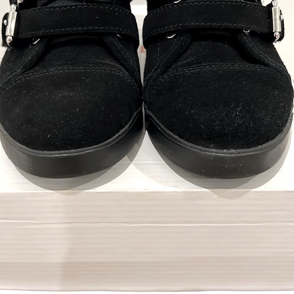 Michael Kors Suede Belted Wedge Ankle Boots - Picture 6 of 14